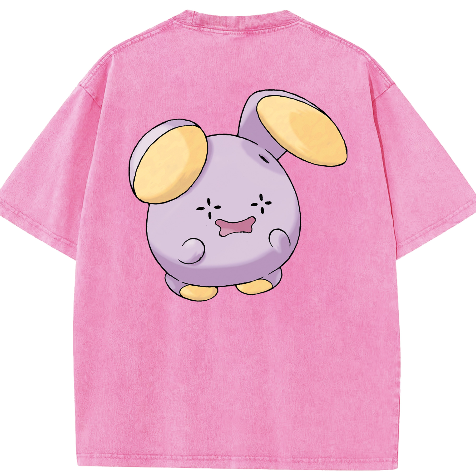 （画像用） ポケットモンスター Pokémon 綿100% ヴィンテージ風 半袖Tシャツ（背面プリント）